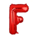LETTER F RED