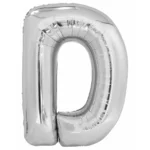 Letter D Silver