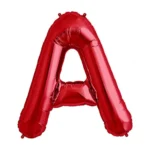 Rose Letter A Balloon