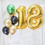 Number 18 Balloons Boquets