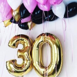Number 30 Balloons Bouquets